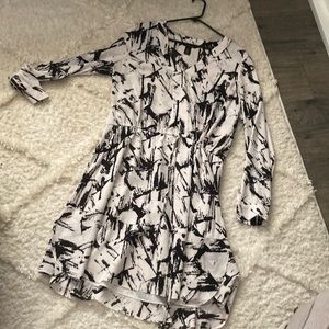 White House Black Market pattern dress